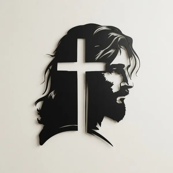 Jesus_Christ_Silhouette_With_Cross_Wall_Decal