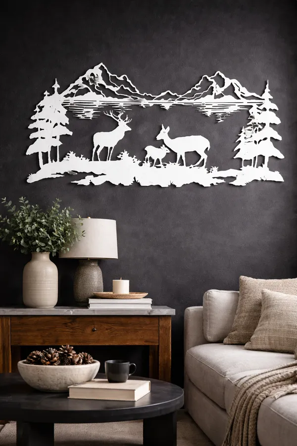 Mountain_Deer_Serenity_Metal_Wall_Art