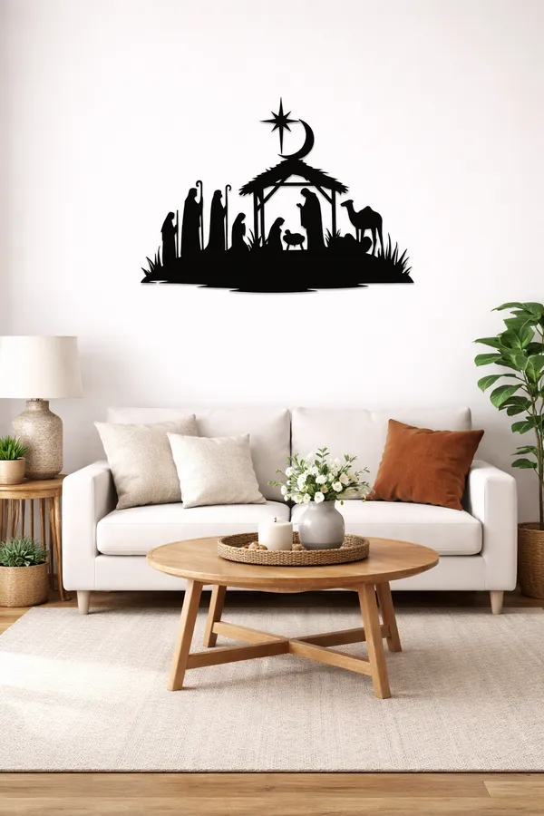 Nativity_Scene_Metal_Wall_Art_(58cm_x_30cm)