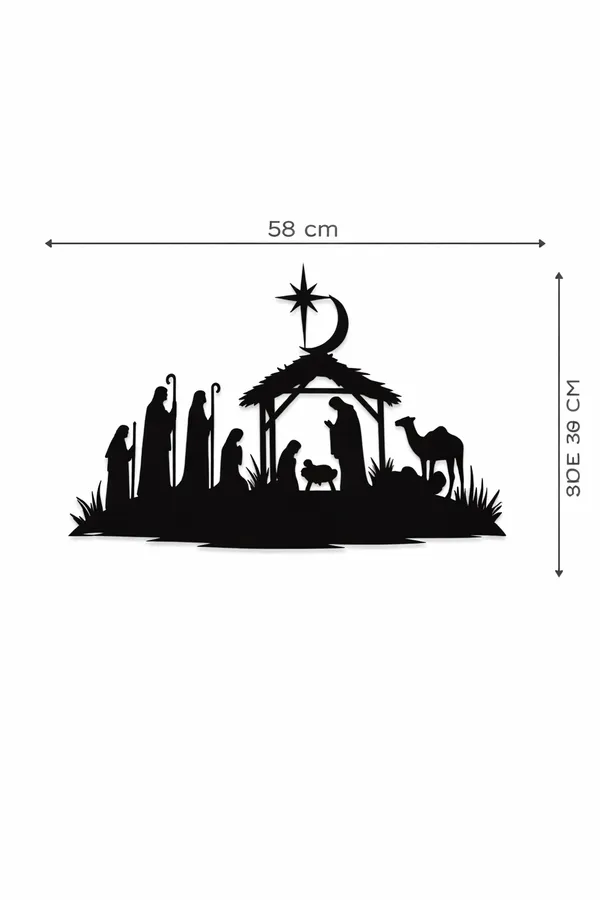 Nativity_Scene_Metal_Wall_Art_(58cm_x_30cm)