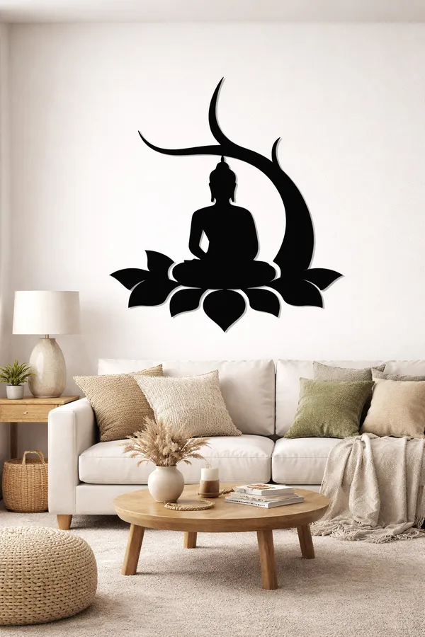 Buddha_Meditation_Wall_Decal_-_Black_Silhouette_With_Lotus_And_Crescent_Moon