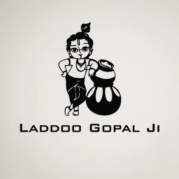 Laddoo_Gopal_Ji_Wall_Decal_Sticker_-_Black_Krishna_Design_For_Home_Decor