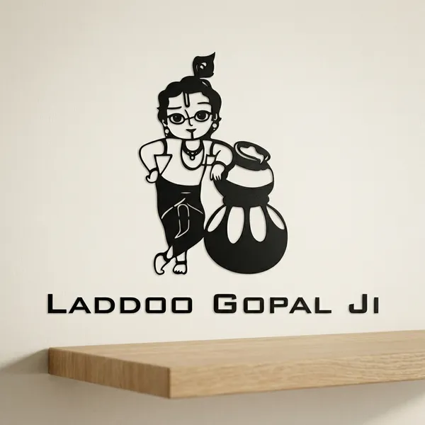 Laddoo_Gopal_Ji_Wall_Decal_Sticker_-_Black_Krishna_Design_For_Home_Decor