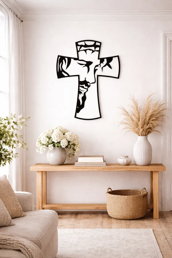Decorative_Cross_Wall_Art_With_Jesus_Christ_Design