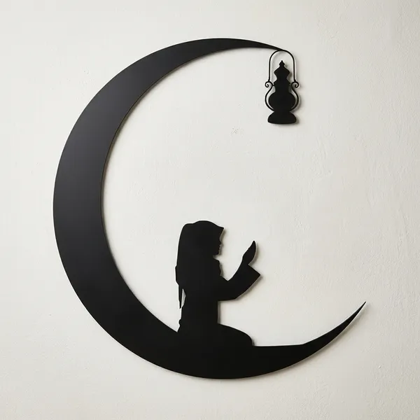Islamic_Crescent_Moon_Silhouette_Wall_Decal/Sticker