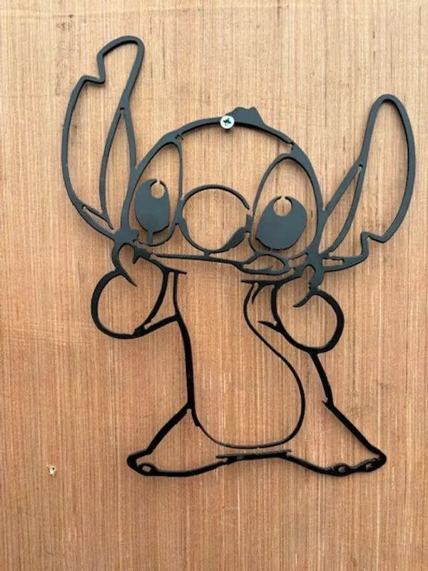 Stitch_Cartoon_Metal_Wall_Art