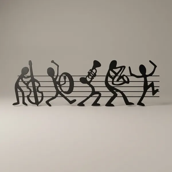 Musical_Band_Stick_Figures_Wall_Decor_Art_Print