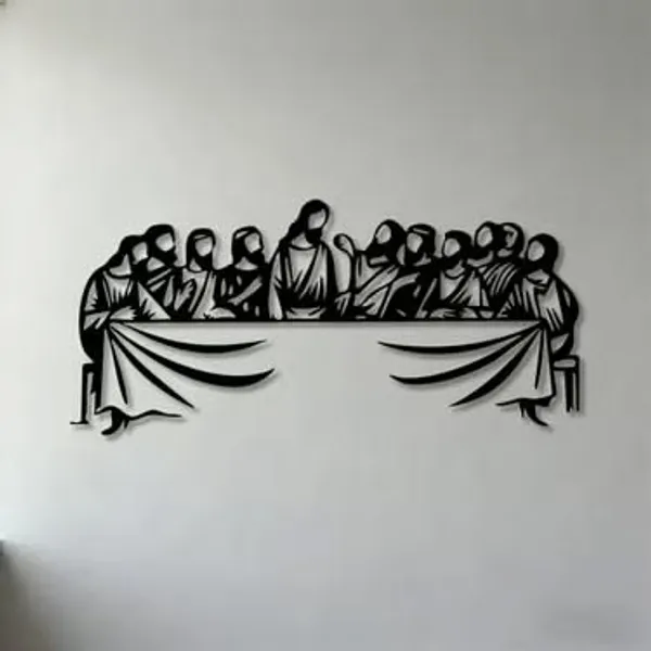 The_Last_Supper_Metal_Wall_Art_|_Laser_Cut_MS_Steel_Christian_Wall_Decor_|_Jesus_&_Disciples_Wall_Hanging_|_Powder_Coated_Religious_Home_Decoration