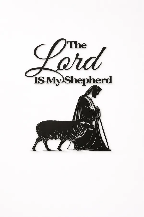 The_Lord_Is_My_Shepherd_Metal_Wall_Art