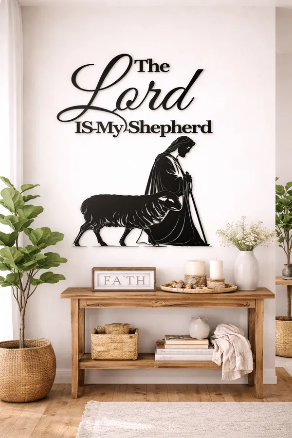 The_Lord_Is_My_Shepherd_Metal_Wall_Art