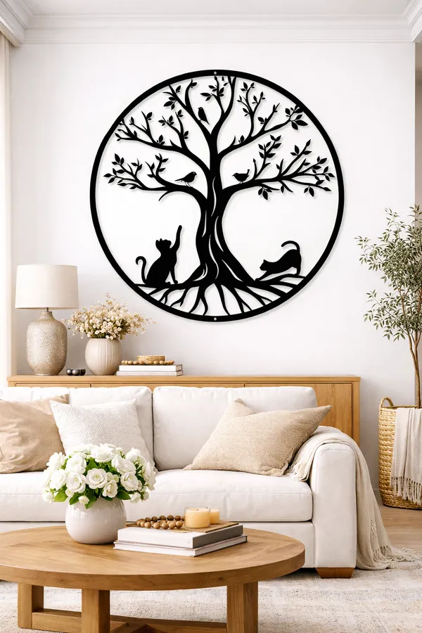 Tree_of_Life_Cats_Metal_Wall_Art_|_Birds_&_Tree_Nature_Wall_Decor
