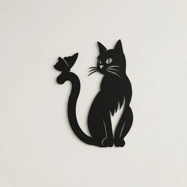 Black_Cat_Butterfly_Wall_Art_Decor