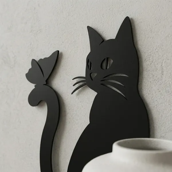Black_Cat_Butterfly_Wall_Art_Decor