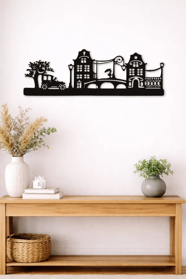 Vintage_Village_Street_Metal_Wall_Art