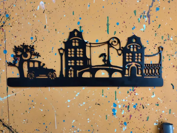 Vintage_Village_Street_Metal_Wall_Art