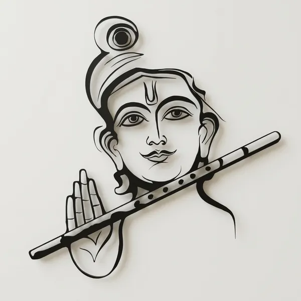 Lord_Krishna_Metal_Wall_Art_-_Black_&_White_Decorative_Sculpture