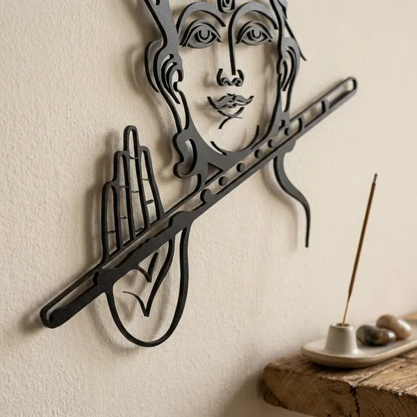 Lord_Krishna_Metal_Wall_Art_-_Black_&_White_Decorative_Sculpture