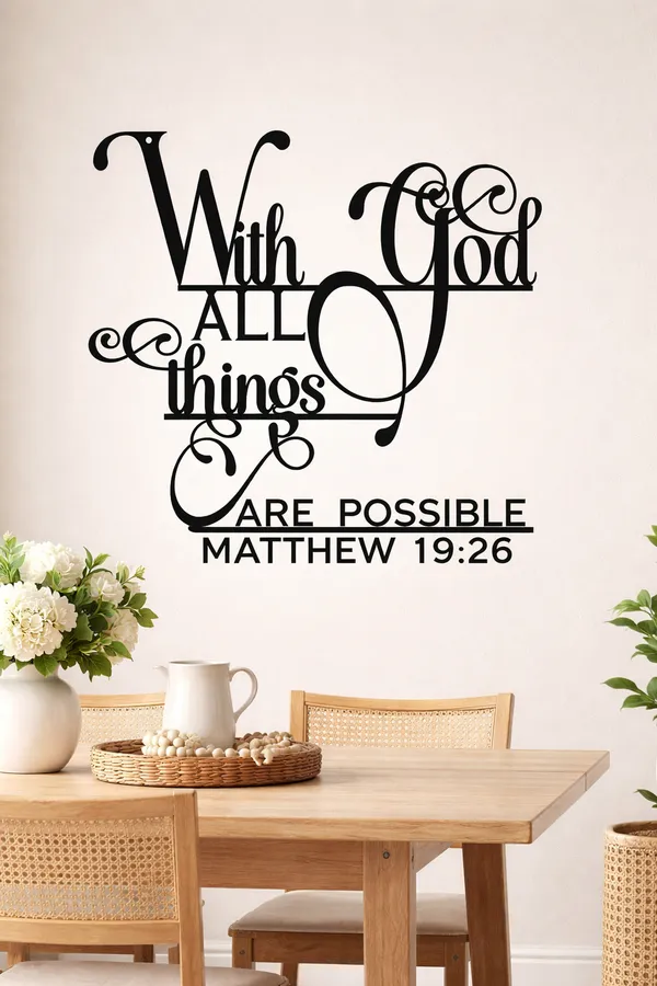 With_God_All_Things_Are_Possible?_Metal_Wall_Art_(Matthew_19:26)