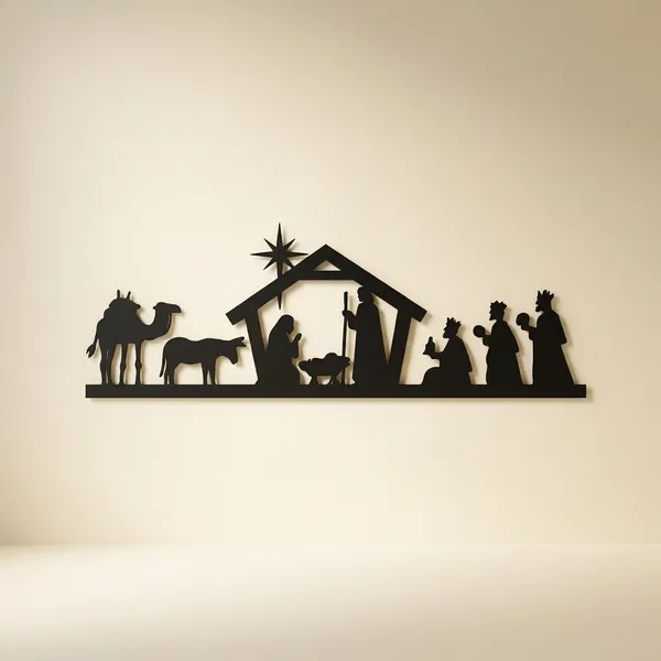 Nativity_Scene_Silhouette_Wall_Decal_-_Black_Christmas_Decoration_Sticker_(40Cm_X_15Cm)