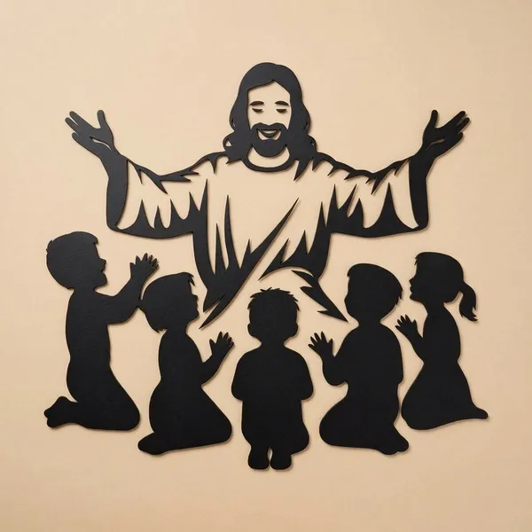 Jesus_With_Children_Religious_Silhouette_Vinyl_Decal