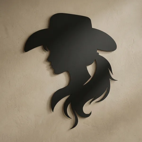 Cowgirl_Silhouette_Vinyl_Decal_Sticker