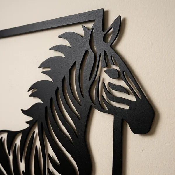 3D_Metal_Zebra_Wall_Art_Decor_-_Black_Frame_Design