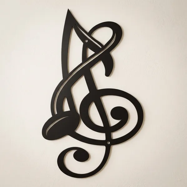 Musical_Note_And_Treble_Clef_Metal_Wall_Art_Decor