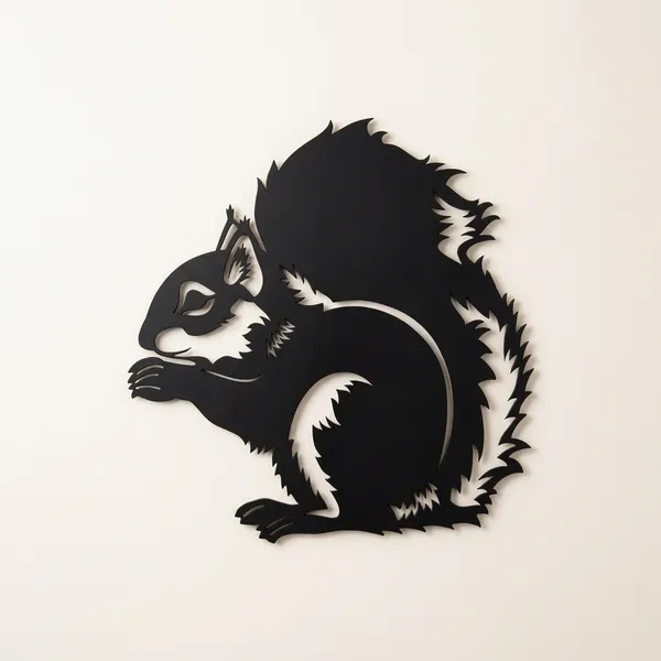 Squirrel_Silhouette_Wall_Decor_Sticker_-_Black_Animal_Design