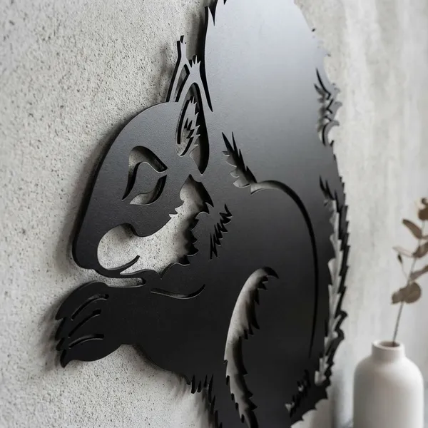 Squirrel_Silhouette_Wall_Decor_Sticker_-_Black_Animal_Design