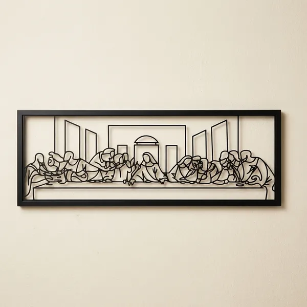 The_Last_Supper_Wall_Decor_Sticker_-_Religious_Art_Decal_(60Cm_X_25Cm)