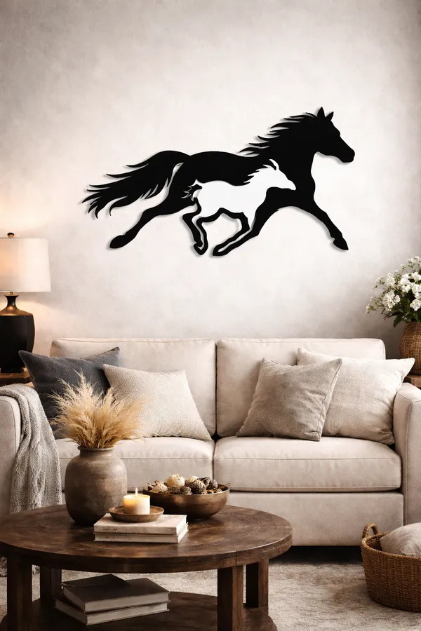 Mare_And_Foal_Horse_Silhouette_Decal_Sticker