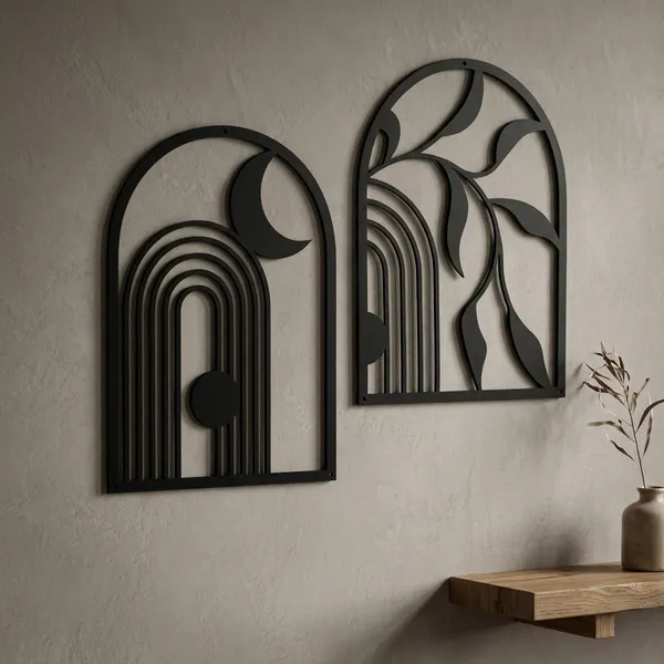 Set_Of_4_Arch-Shaped_Minimalist_Wall_Art_Panels_-_Black_Line_Art_Decor
