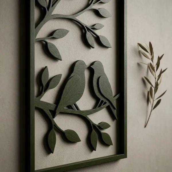 3-Panel_Tree_Silhouette_With_Love_Birds_Metal_Wall_Art_Decor_(55X40_Cm)