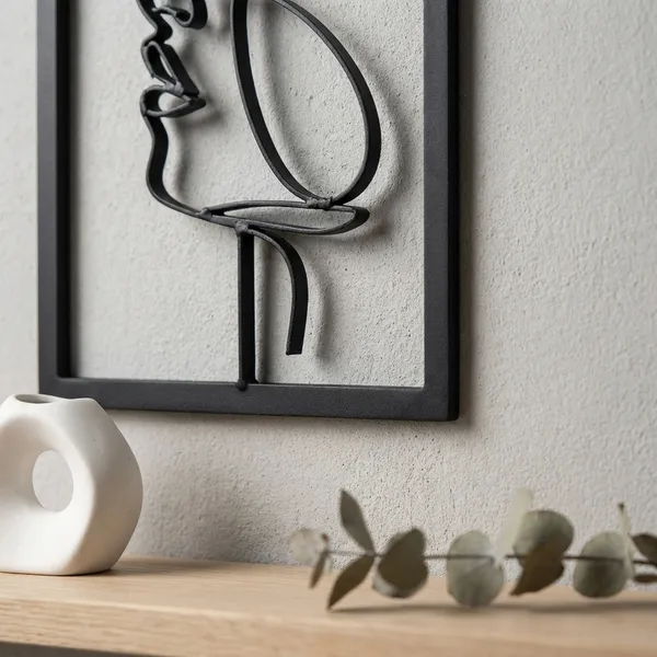 Abstract_Faces_Metal_Wall_Art_-_Black_Wire_Frame_Decor