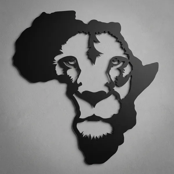 Africa_Lion_Metal_Wall_Art_Decor_-_Black_Silhouette