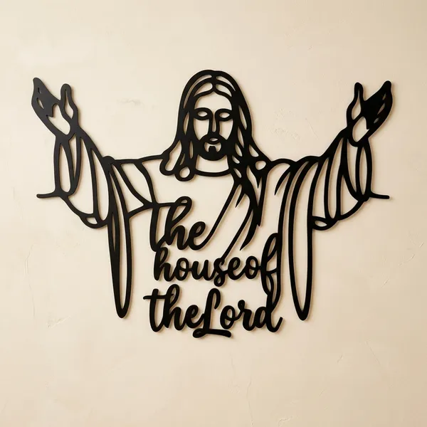 The_House_Of_The_Lord_-_Religious_Metal_Wall_Art_Decor