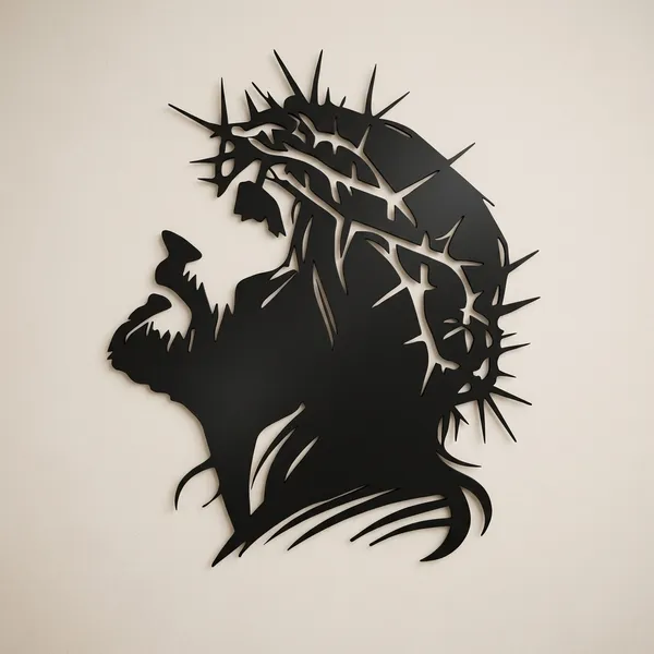 Jesus_Christ_Crown_Of_Thorns_Silhouette_Wall_Decal_Sticker
