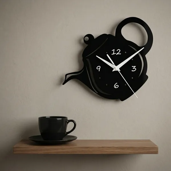 Teapot_And_Cup_Wall_Clock_-_Kitchen_Decor