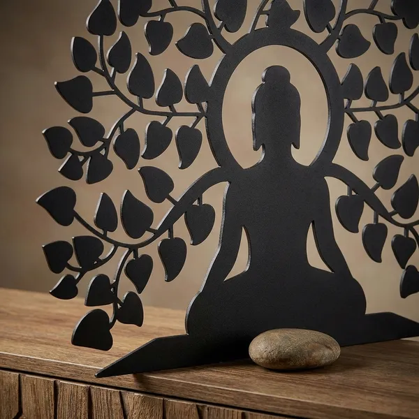 Buddha_Under_Bodhi_Tree_Metal_Wall_Art_Silhouette