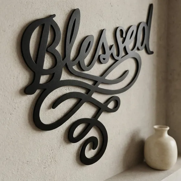 Blessed_Metal_Wall_Art_Decor_-_Black_Cursive_Script_Design