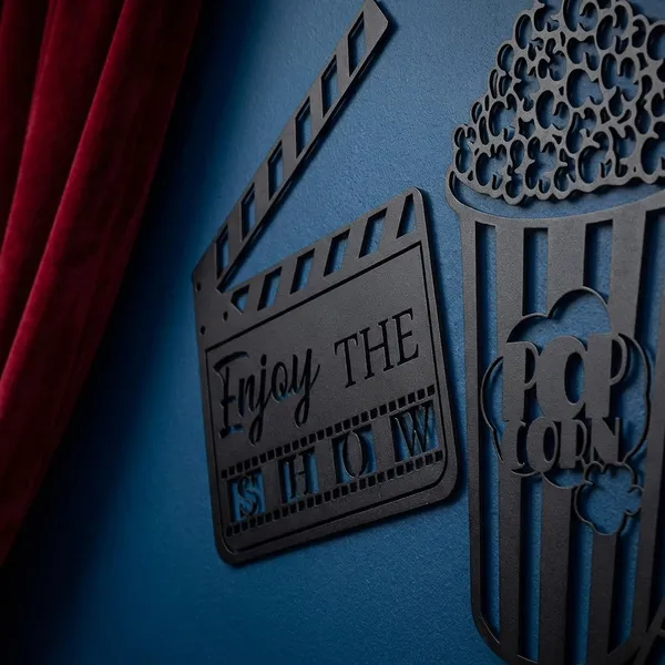 Cinema_Movie_Theater_Decorative_Sticker_Set_-_Black_&_White_Film_Themed_Graphics