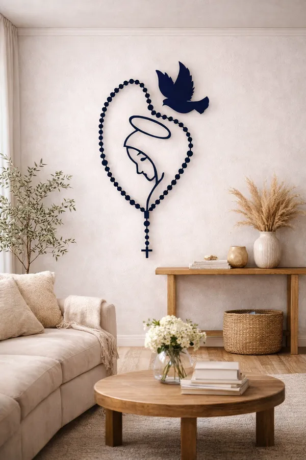 Religious_Rosary_Beads_With_Dove_And_Mary_Motif_-_Navy_Blue