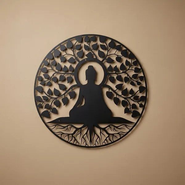 Meditating_Buddha_Tree_Of_Life_Metal_Wall_Art_Decor