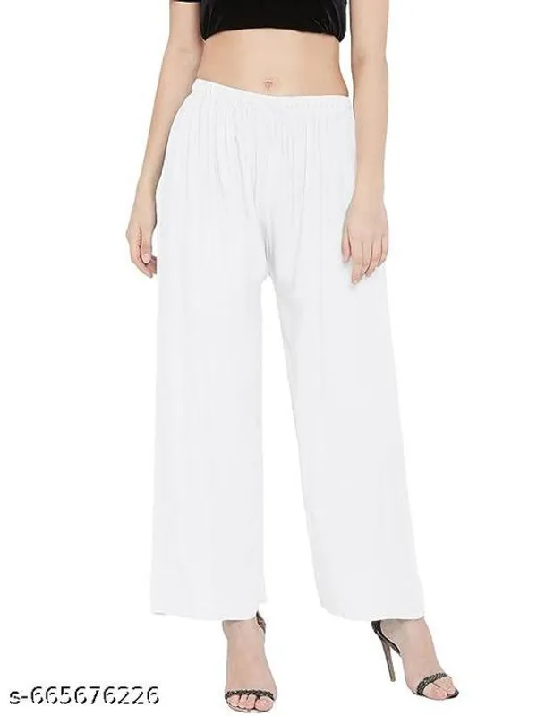 White_Premium_Lycra_Palazzo_For_Women
