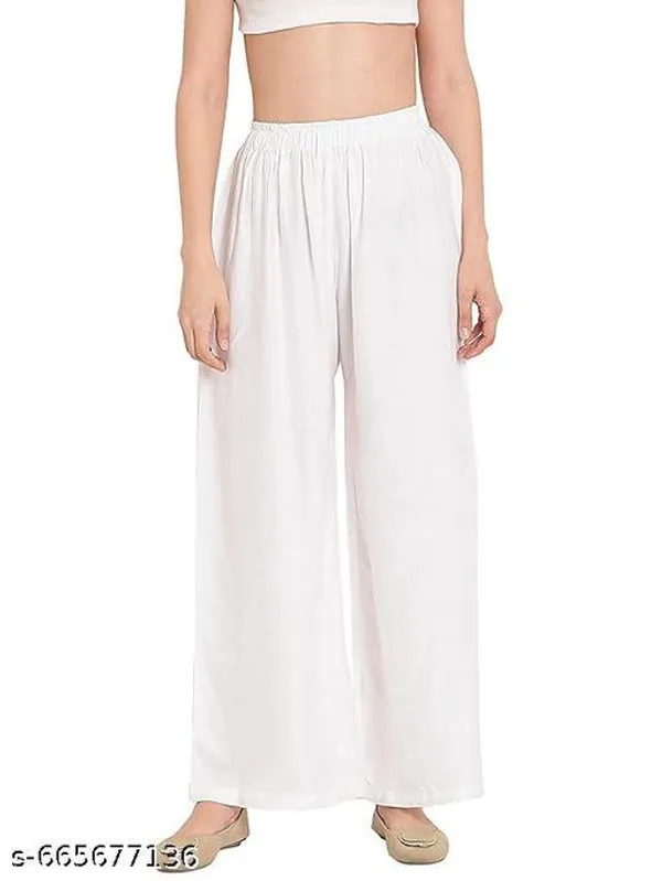 White_Premium_Lycra_Palazzo_For_Women