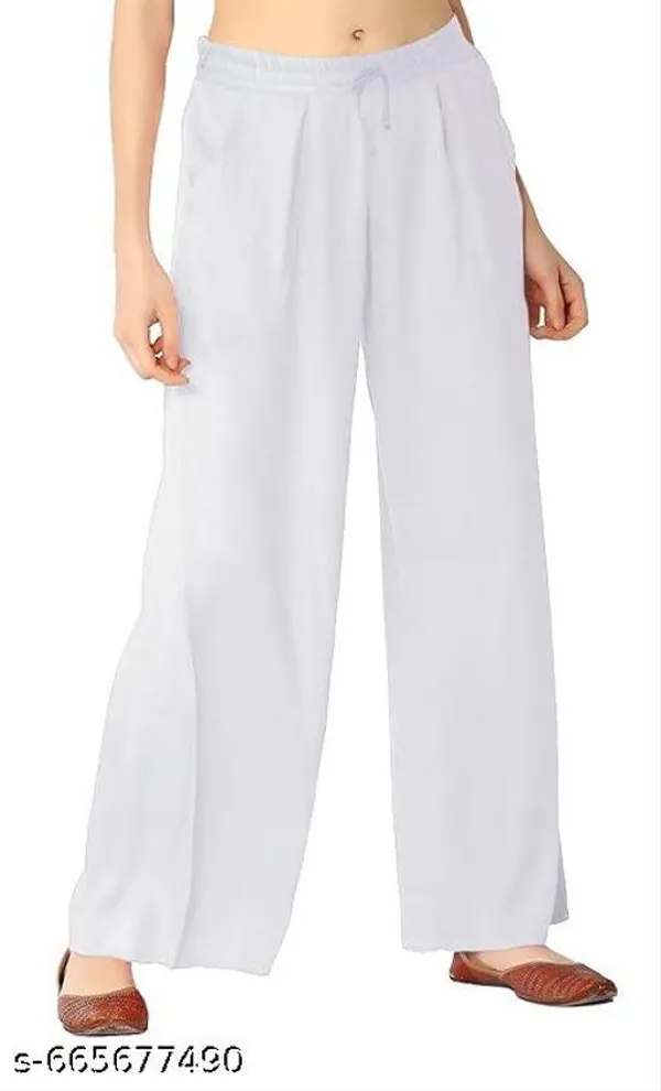 White_Premium_Lycra_Palazzo_For_Women