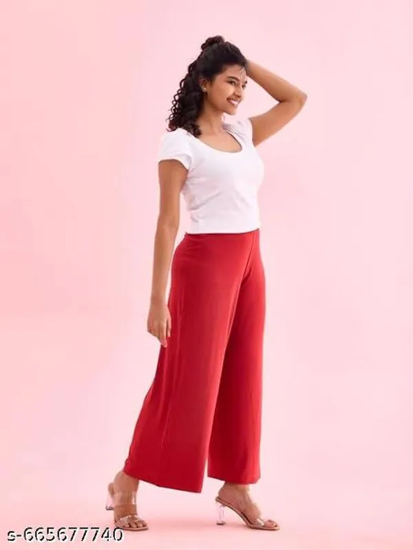 Red_Premium_Lycra_Palazzo_For_Women
