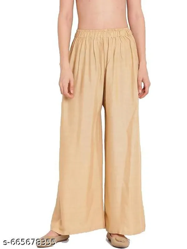 Yellow_Premium_Lycra_Palazzo_For_Women
