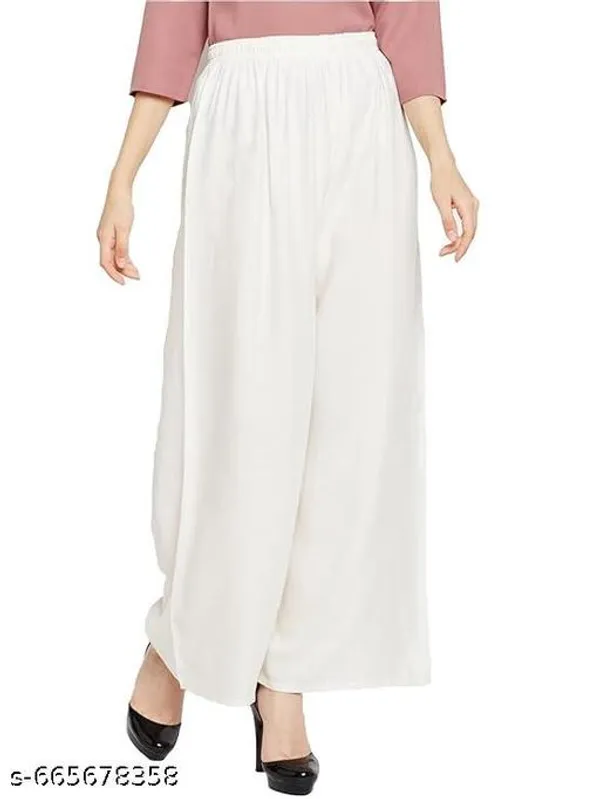 White_Premium_Lycra_Palazzo_For_Women