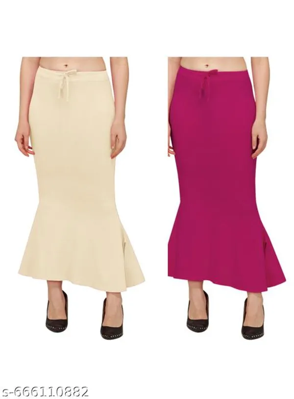 Multicolor_Premium_Lycra_Shapewear_Petticoat_Skirt_For_Women_Pack_Of_2